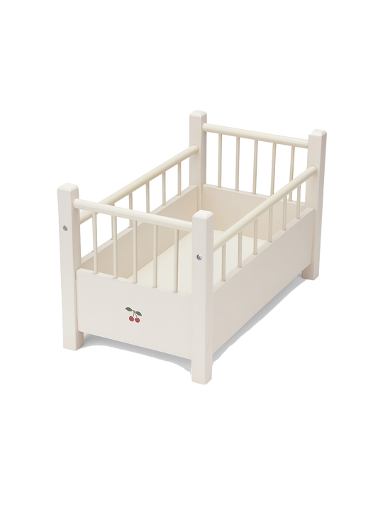 Wooden cot for dolls