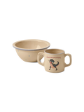 Set ciotola e tazza in ceramica