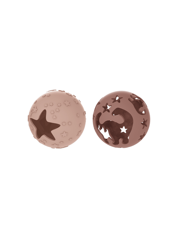 A set of Dino Activity Balls sensory balls rosesand
