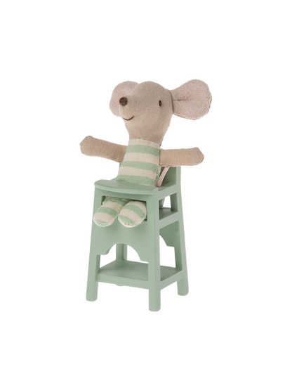 A miniature highchair