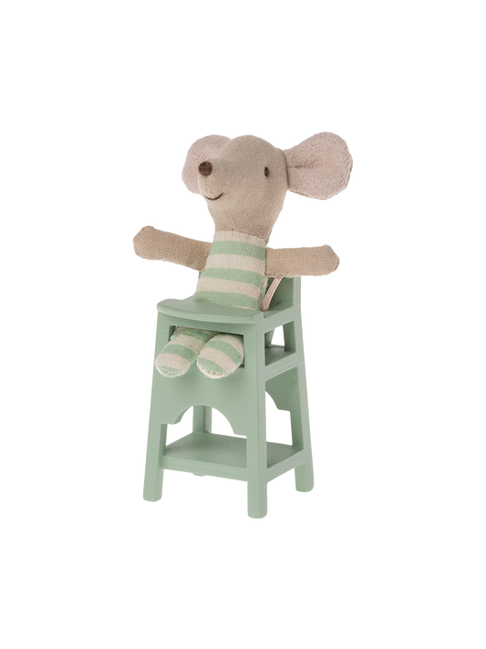 A miniature highchair