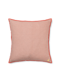 Almohada de lino con costuras en contraste.