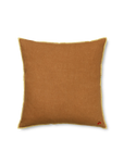 Almohada de lino con costuras en contraste. sugar kelp