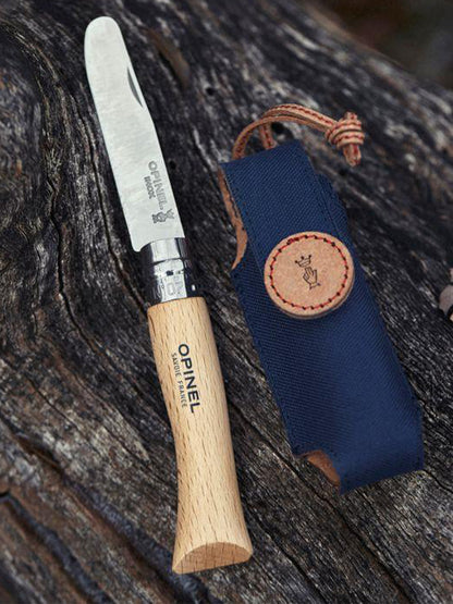 Navaja de bolsillo con funda My First Opinel