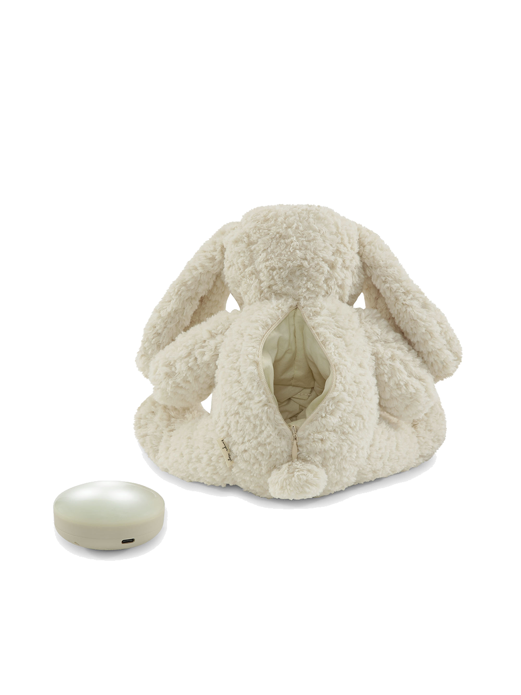 Lámpara de peluche con altavoz Bluetooth.