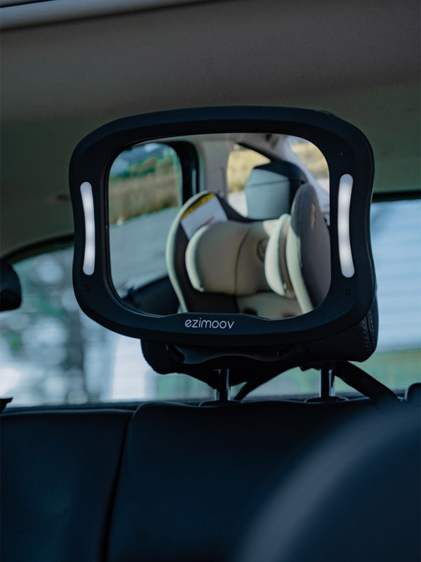 Rearview mirror with LED backlight