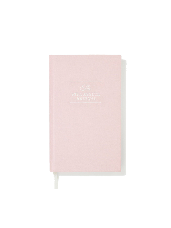 The Five Minute Journal notebook pink