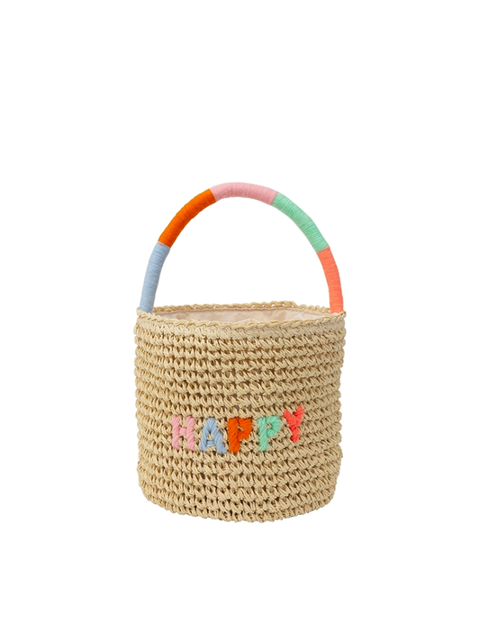 Happy basket bag