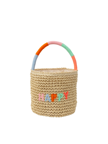 Happy basket bag