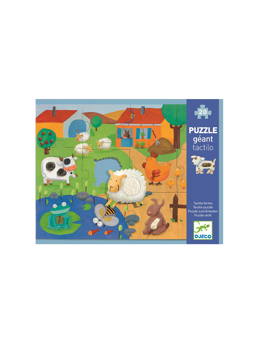 Large sensory puzzle Farm