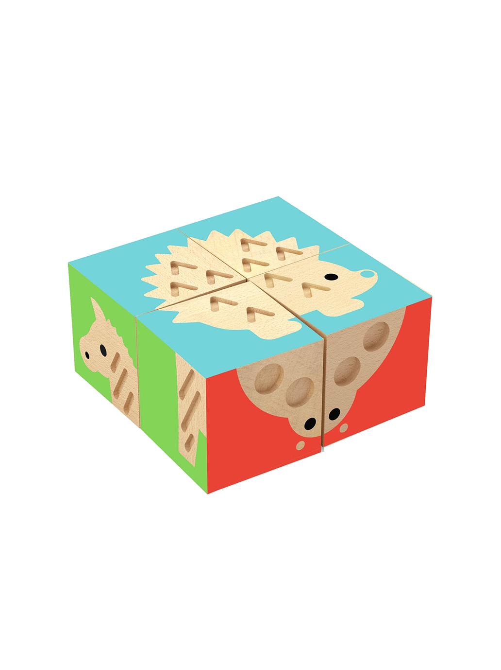 Touch Puzzle sensoriale in legno Basic