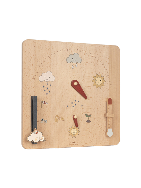 Wooden weather station