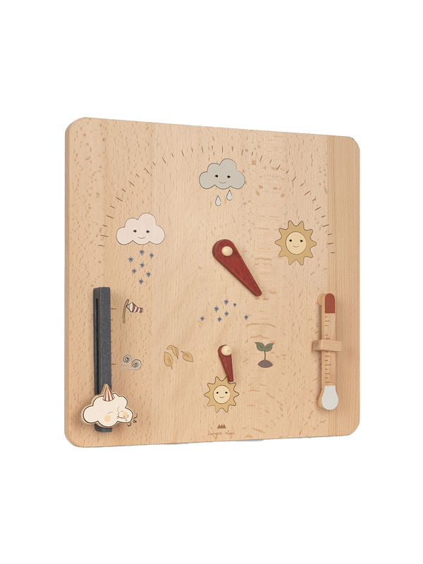 Wooden weather station