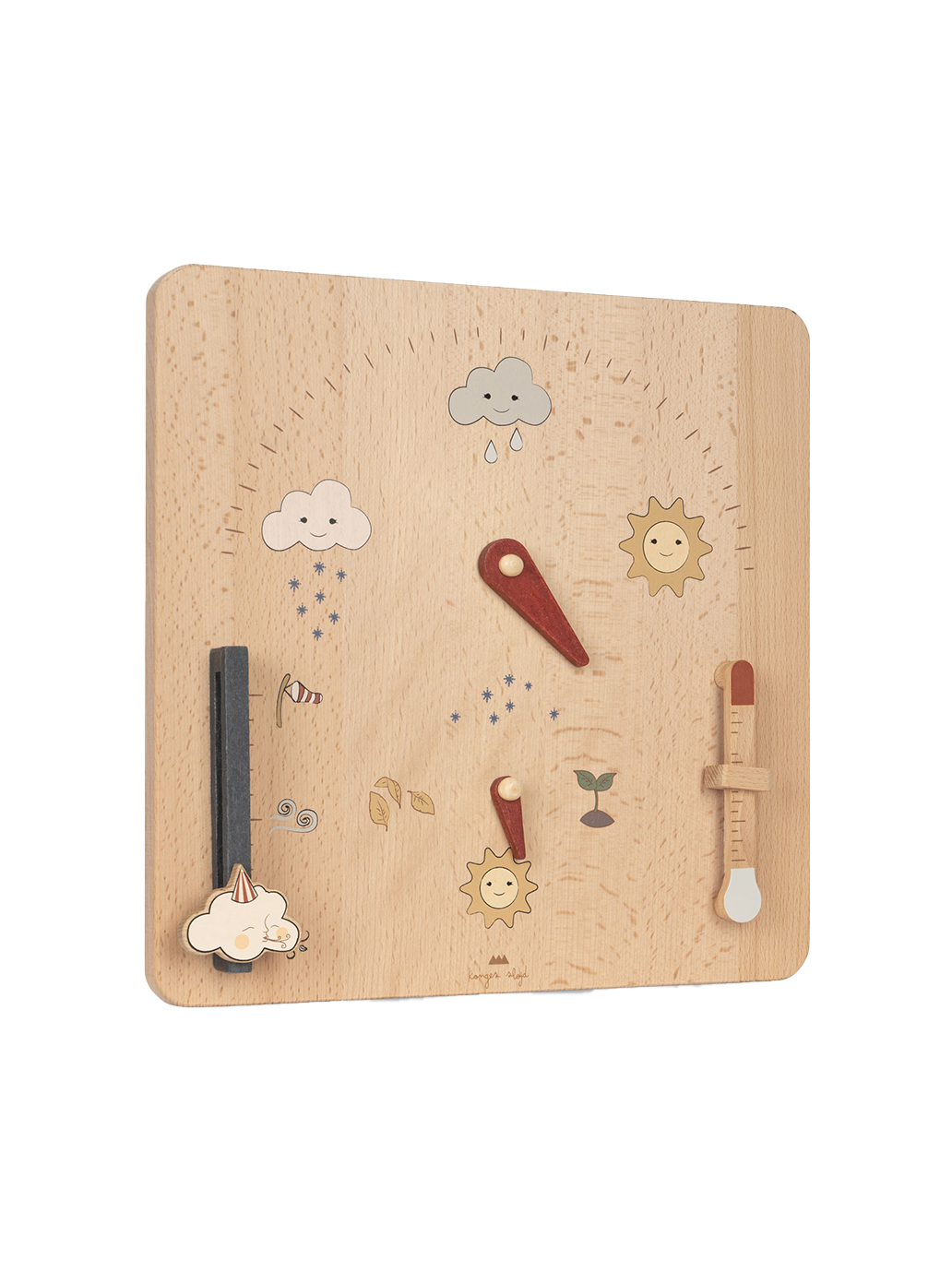 Wooden weather station