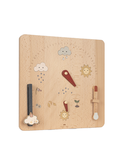 Wooden weather station