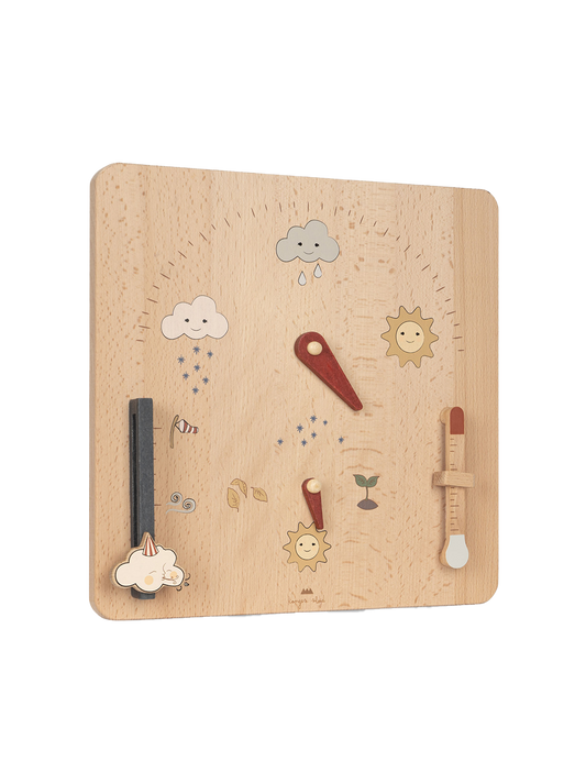 Wooden weather station