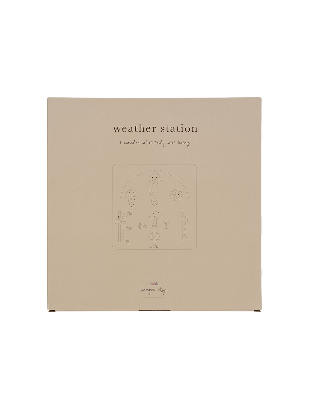 Wooden weather station