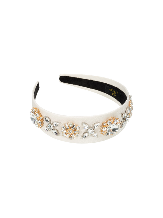 Decorative hair band with crystals Caren Headband