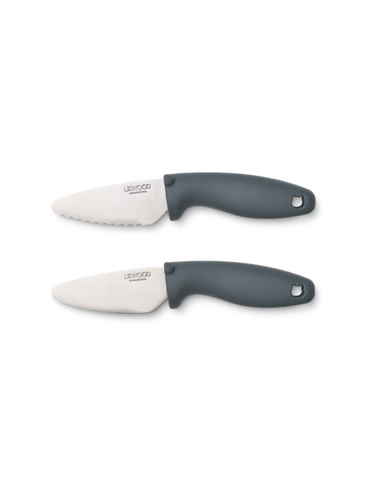 Knife set for kids whale blue
