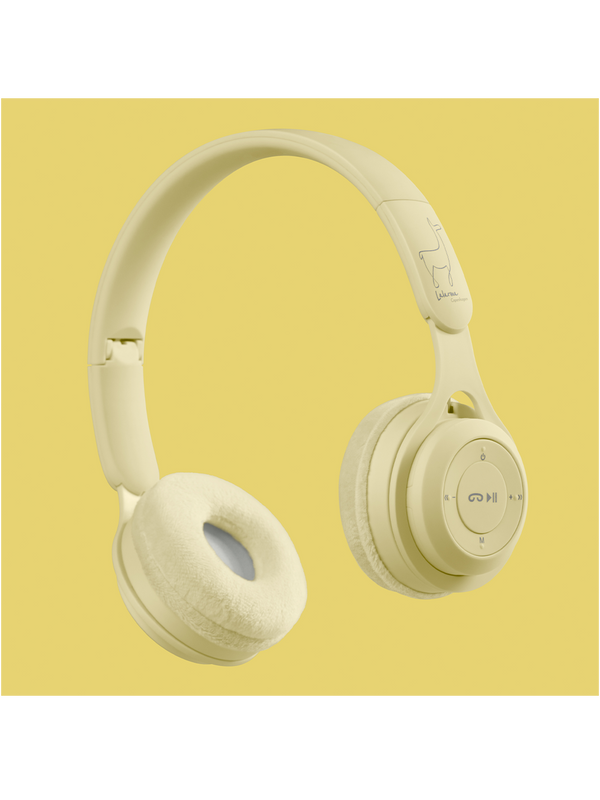 Wireless headphones for kids lemoncurd yellow