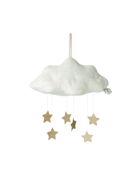 Soft mobile with glittery stars