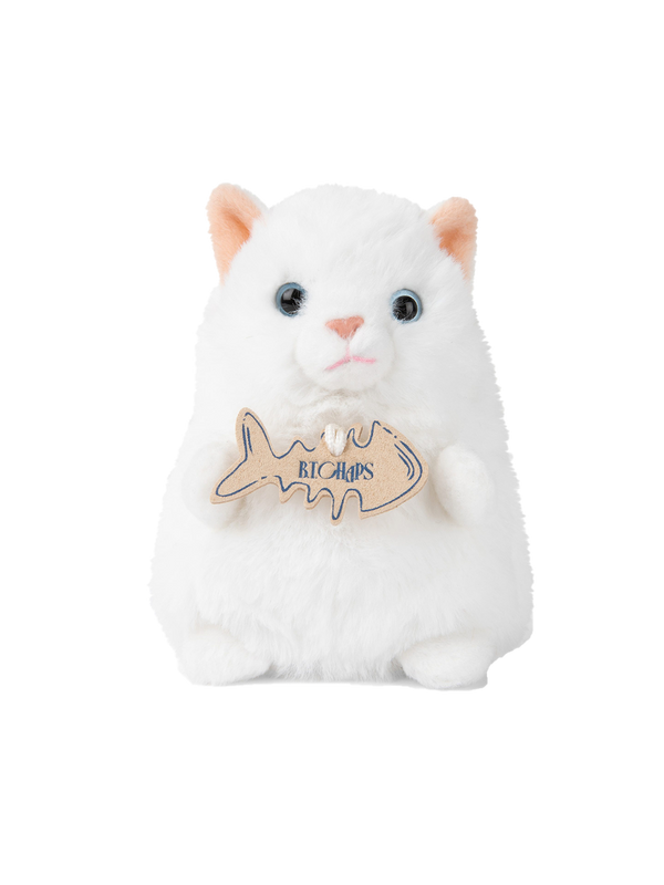 Chubby soft toy bowie the white persian