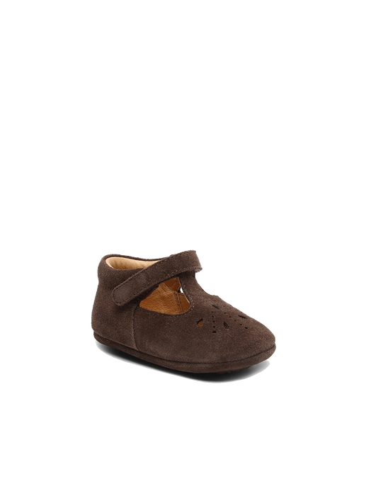 First baby shoes Bloom dark brown