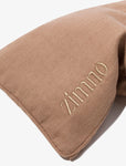Linen heat pillow with cherry seeds 2-pack sand