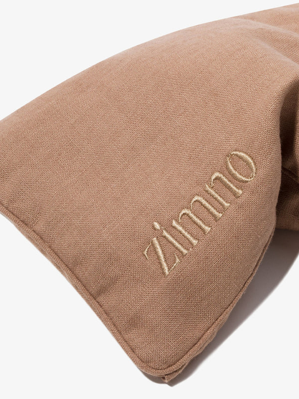 Linen heat pillow with cherry seeds 2-pack sand