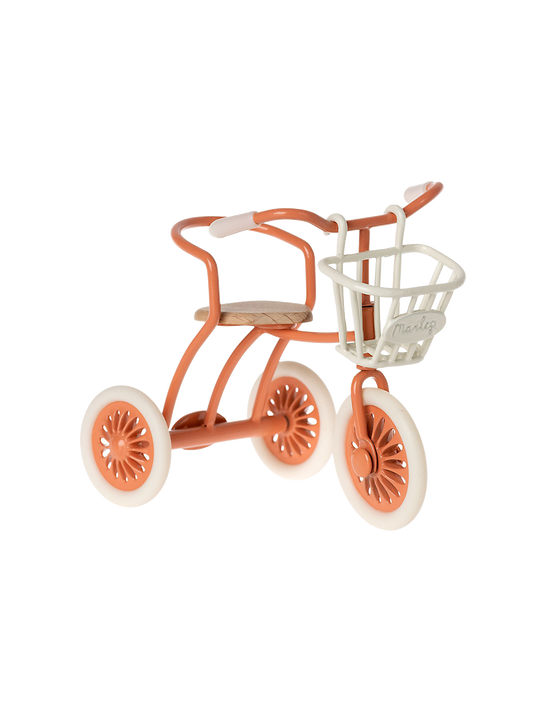 Miniature tricycle basket