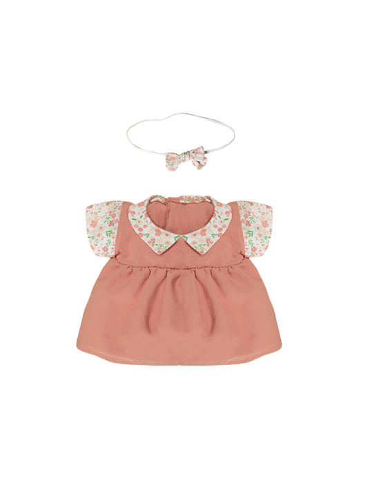 vestido con diadema para muñecas Dinkum Doll Aya Dress Set