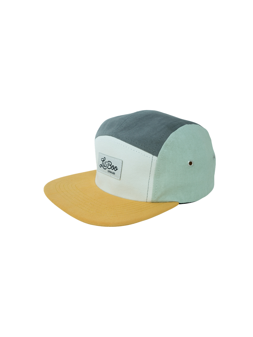 Gorra color block de 5 paneles