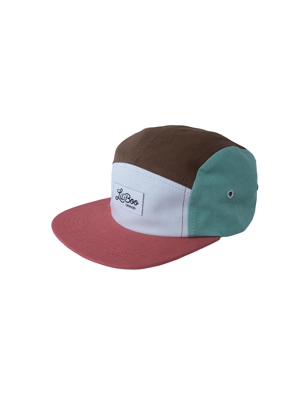 Gorra color block de 5 paneles