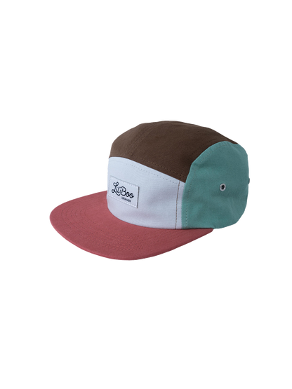 Color block 5-panel cap