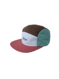 Gorra color block de 5 paneles