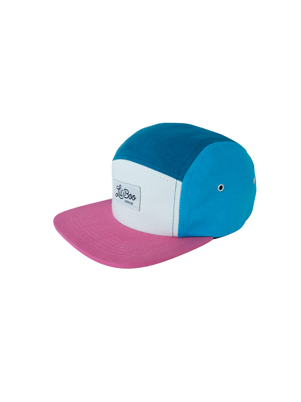 Gorra color block de 5 paneles