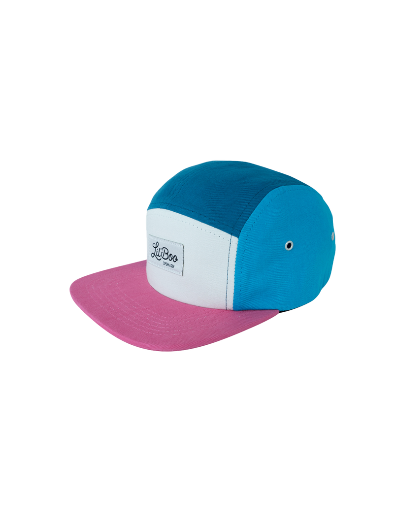 Gorra color block de 5 paneles