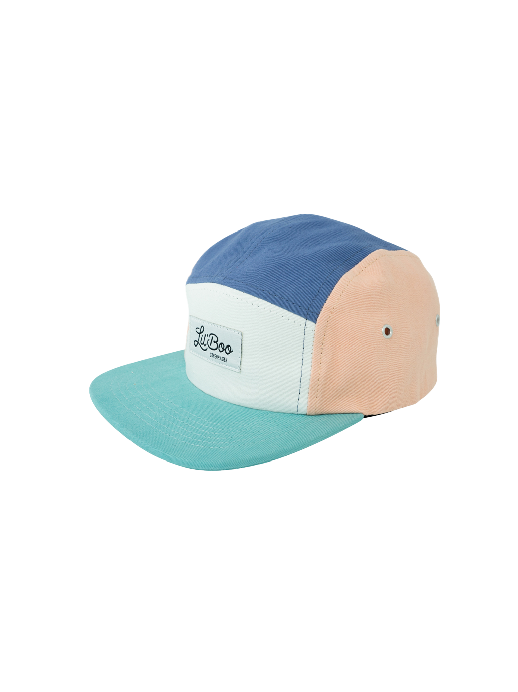 Gorra color block de 5 paneles