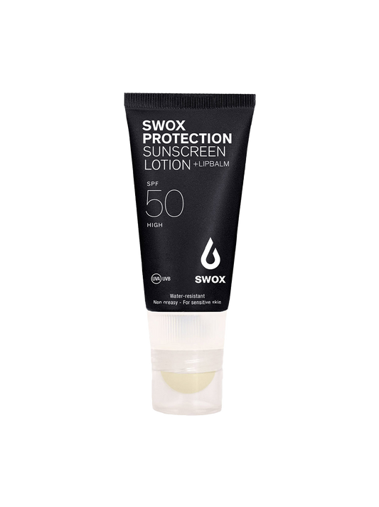 Loción protectora con combo de lápiz labial SPF 50