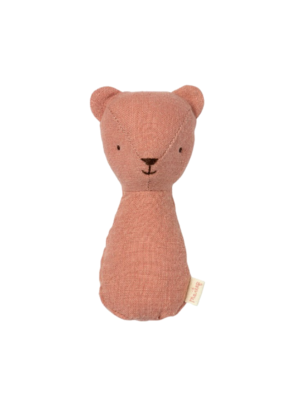 Linen rattle Teddy