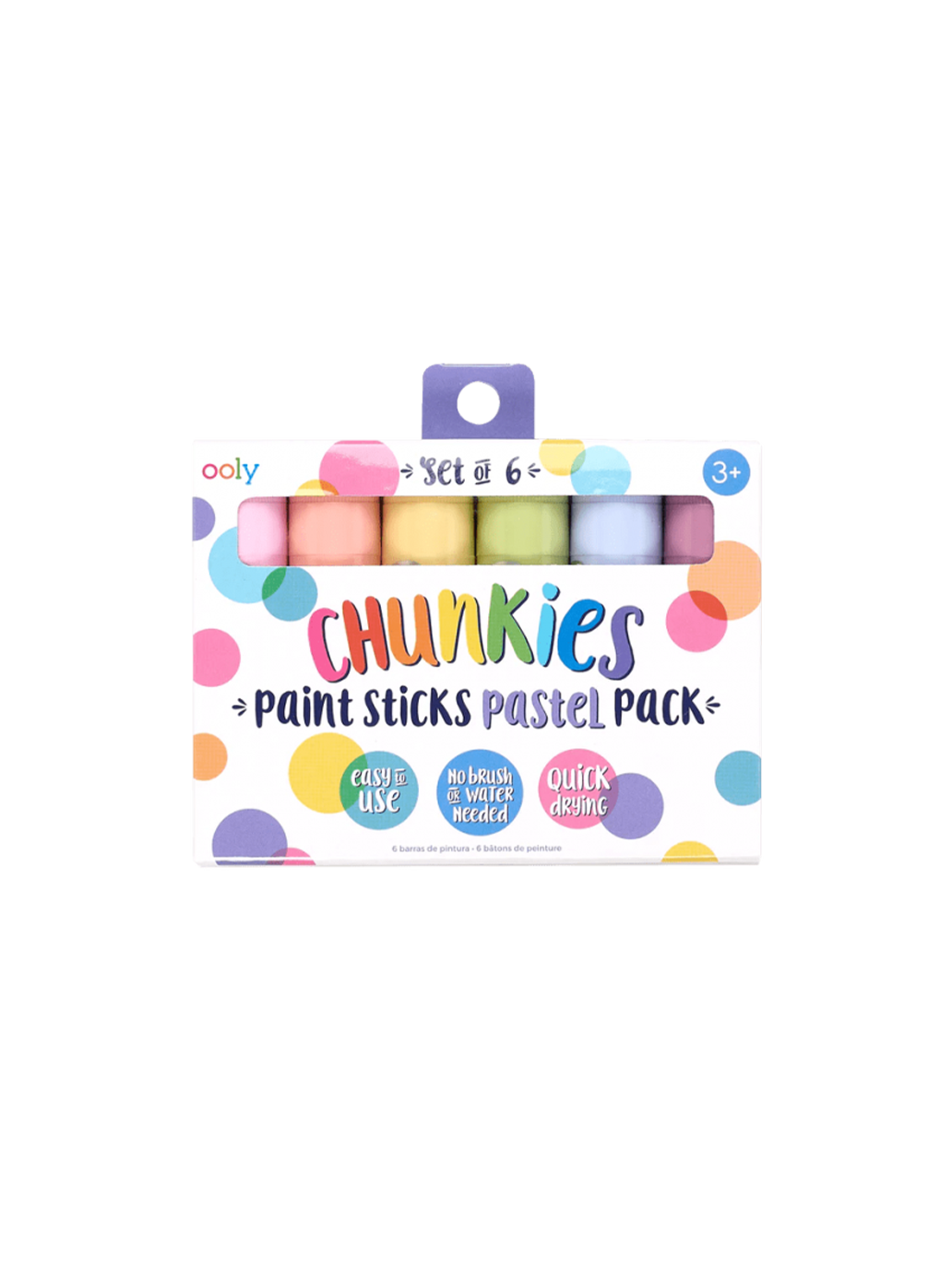 Paquete de barras de pintura en colores pastel Chunkies