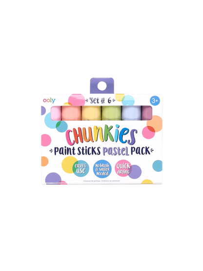 Paquete de barras de pintura en colores pastel Chunkies