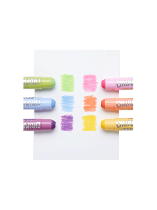 Paquete de barras de pintura en colores pastel Chunkies