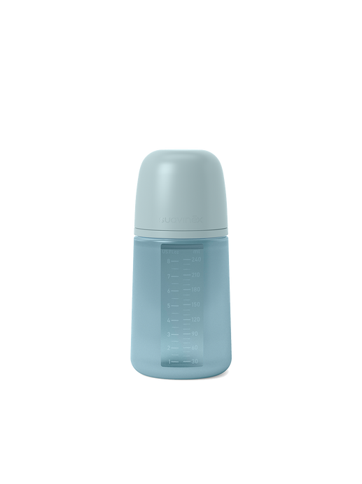Anti-colic silicone baby bottle SX Pro Colour Essence blue