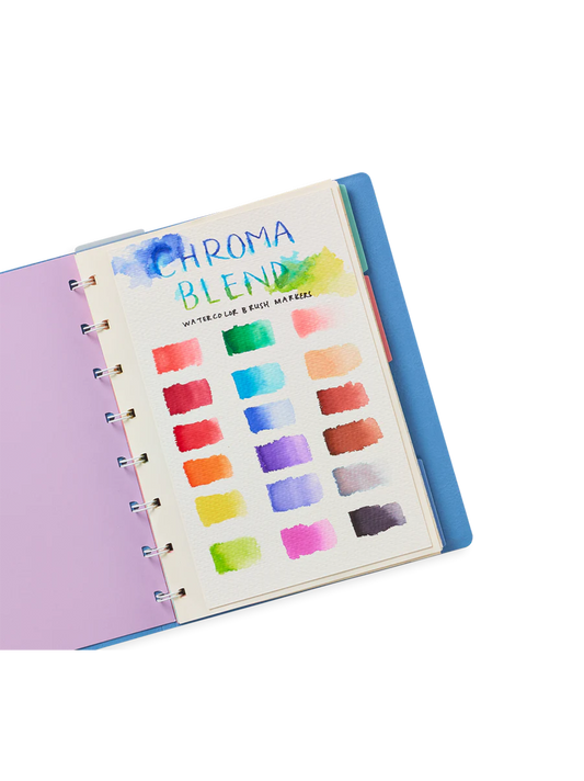 Chroma blends watercolor brush markers