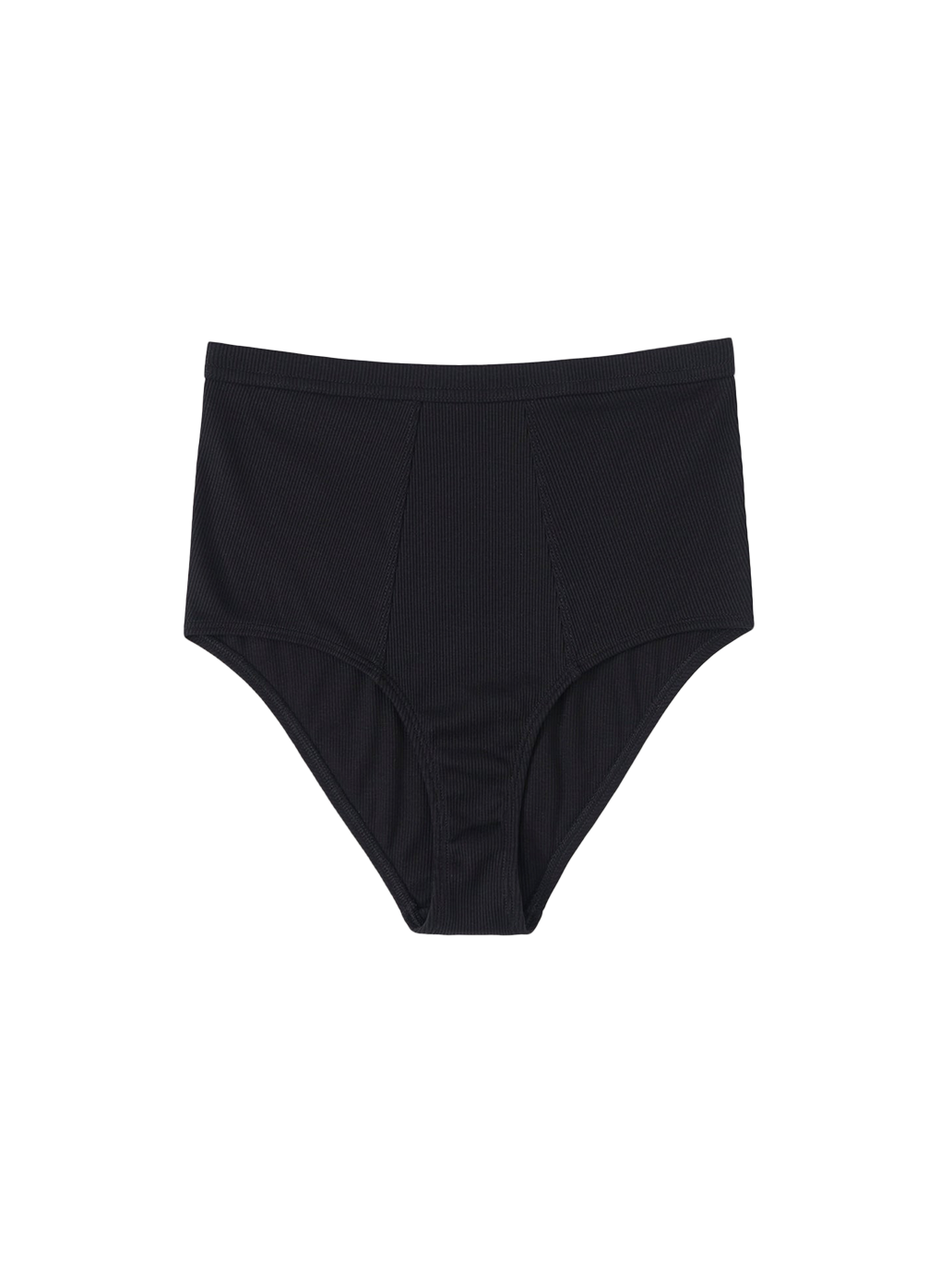 Organic cotton rib-flex high rise briefs 2-pack