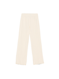 Organic cotton pointelle cropped pants