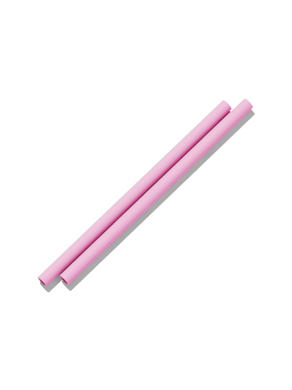 Silicone Bink straws 2 pack bubble gum