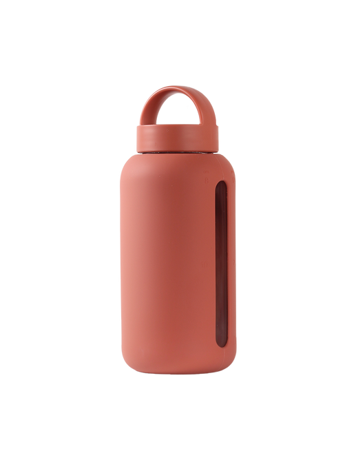 Day Bottle the hydration tracking glass water bottle clay