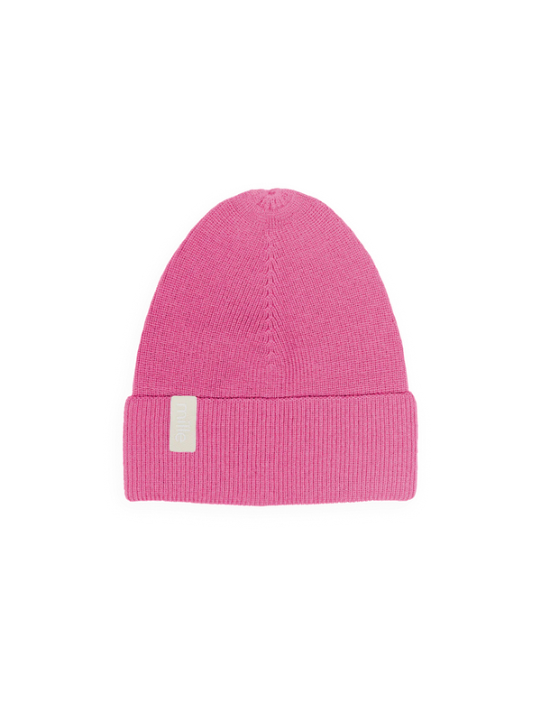 Fine organic cotton hat pink